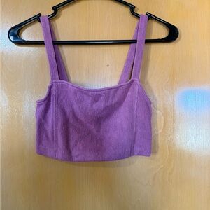 Zara Lavender Crop Top
